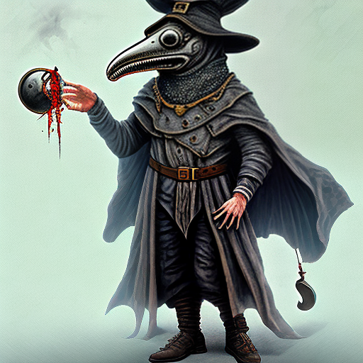 mdjrny-v4 style The plague doctor