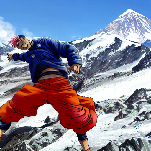  Naruto on Mount Everest
