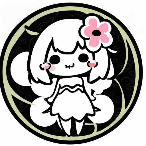  Die-cut sticker, Cute kawaii flower character sticker, white background, illustration minimalism, vector, pastel colors