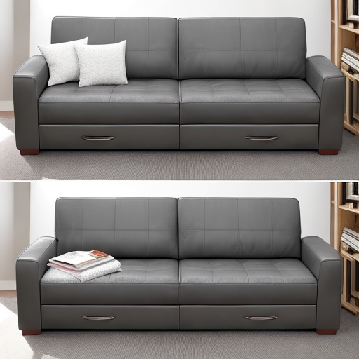 How to choose a sofa with a built-in storage compartment?