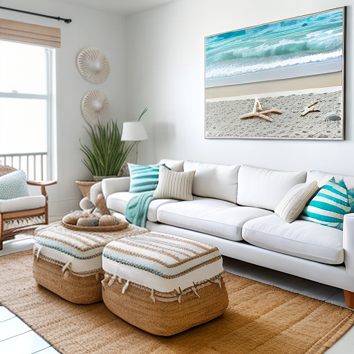 How to Incorporate a Sofa into a Beach-Themed Living Room