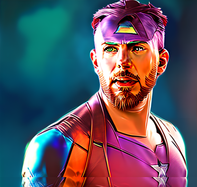 nvinkpunk ((((chris evans)))), super high quality, masterpiece art, super cool, ((((psychedelic color,)))), ((((detailed eyes)))), (( very high resolution)), attractive, friendly, casual, smile, delightful, intricate, gorgeous, femme fatale, nouveau, curated collection, annie leibovitz, award winning, breathtaking, groundbreaking, superb, outstanding, photoshopped