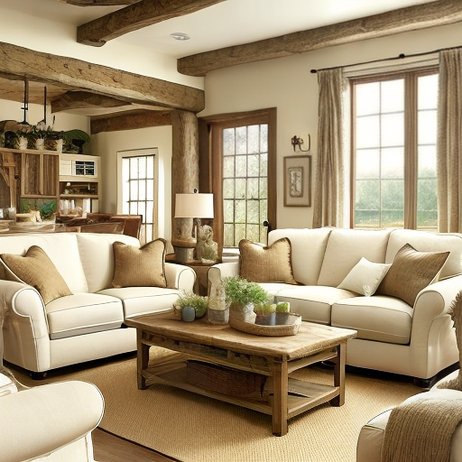 How to Create a Rustic Chic Style Sofa for Your Living Room