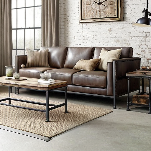 How to Create a Rustic-Industrial Sofa Design for Your Living Room
