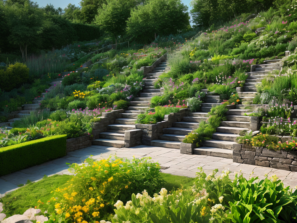 Terracing Sloped Gardens For Sustainability